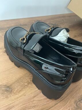 Black Platform Loafers